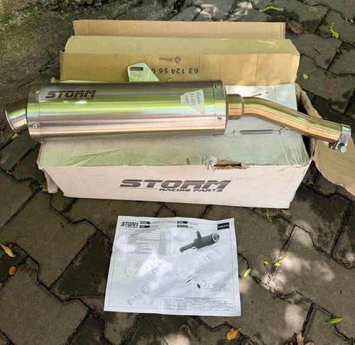 Oval silencer exhaust - oval,