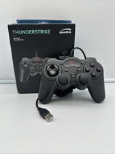 Speedlink Thunderstrike Controller Schwarz für PC PS3 Neu & OVP Gamepad Kabel