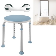 360° Duschhocker Duschstuhl Badehocker+ Badewannengriff Saugnapf Haltegriffe