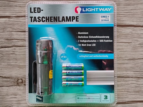 Taschenlampe silber cree - cree, led