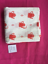 Entzückende Kaffee - Tischdecke mit Kaffeekannen   TOP 160 x 160 cm