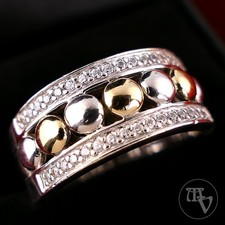 Eleganter 925 Silber & 585