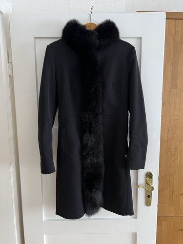 Prada damen mantel - prada, echtfell