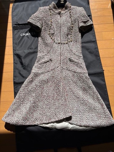 Chanel kleid trapez tweed - chanel,
