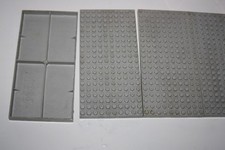 LEGO 700e Grundplatte ohne Noppenschrift vintage alt uralt Sammler hellgrau