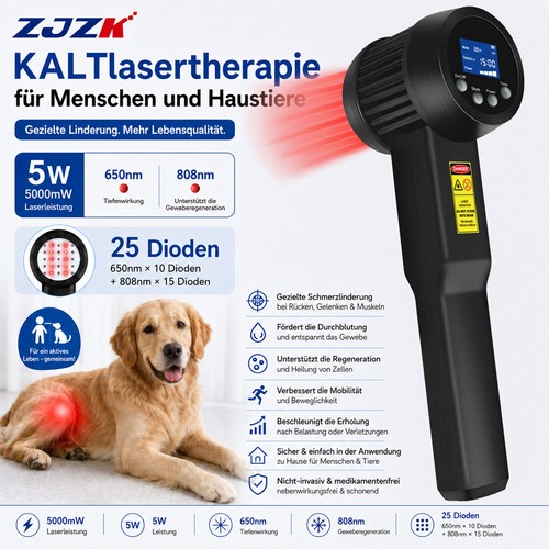 Lllt lasertherapie - 5w,