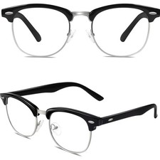 Nerd Brille Damen Herren