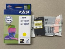 original Brother Tintenpatrone LC221Y Yellow 260 Seiten / 3,6ml Rechnung