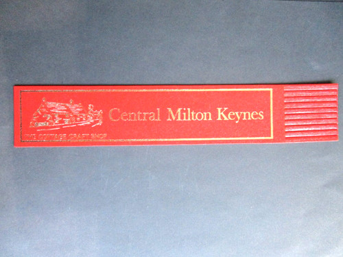 Leder lesezeichen central - leder,