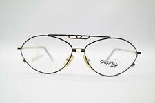 Vintage Happy Life 2999 Grün Schwarz Gold Oval Brille Brillengestell NOS