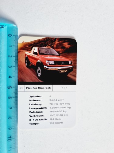 Nissan pick king cab card - cab,