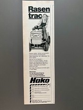 Hako Rasentrac Traktor Bad Oldeslohe Original 1977 Vintage Watch Advert Werbung