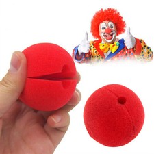 1-100Stk rote Clowns Nasen Clownsnase Nase Clown Zirkus Schaumstoff Karneval