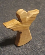 Engel aus Olivenholz Handschmeichler - Bethlehem Kommunion Konfirmation Taufe