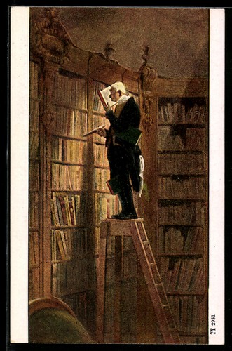 Künstler carl spitzweg - künstler-ak,