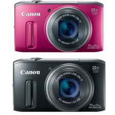 Canon PowerShot SX260 HS Digitalkamera 12,1 Megapixel 20-fach optischer Zoom