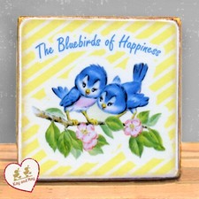 Bluebirds of Happiness vintage