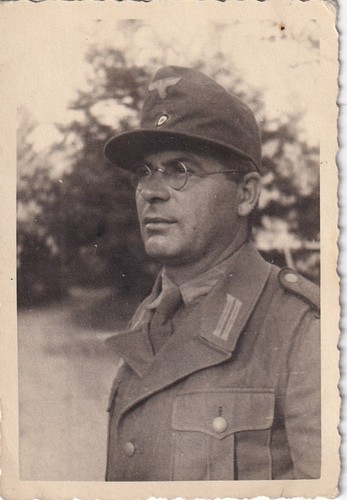 Foto soldat mit - soldat, feldmütze