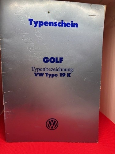 Volkswagen golf type 19k - volkswagen, 54ps