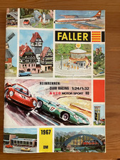 Faller Katalog 1967  mit AMS Auto- Fahr/Rennbahn