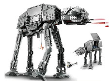 Walker AT-AT mit Motor Bauset / 1137 Teile & 4 Figuren
