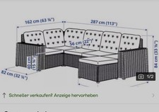 SOLLERÖNModulecksofa 4-sitzig/ außen, mit Hocker braun/ Frösön/Duvholmen beige