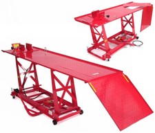 Motorradhebebühne pneumatisch