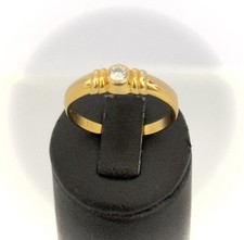 Goldring mit Zirkonia  Gold