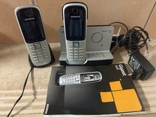 2x Gigaset S68H Mobilteil + Gigaset SX685 ISDN AB  Basisstation + Anleitung