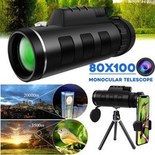 Monokular Starscope Teleskop 80X100 HD Nachtsicht Jagd Fernrohr Handy Telescope