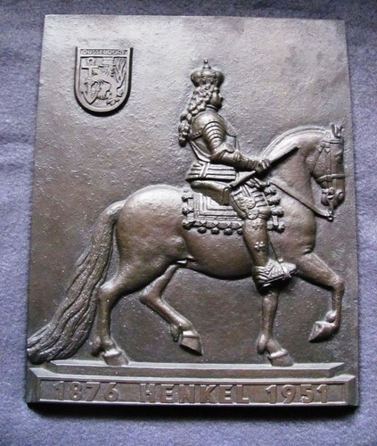 Bronze relieff platte - bronze,