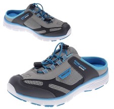 Herren Clogs Pantoletten Übergröße Slipper Sneaker Hausschuhe Sandalen Grau