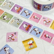 500 Stück Snoopy Sticker Aufkleber l Kreative Deko Cartoon Set The Peanuts Fan