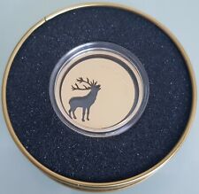 MDS MONGOLEI 500 TOGROG 2017 BU "MONGOLIAN NATURE - ROARING DEER", SILBER