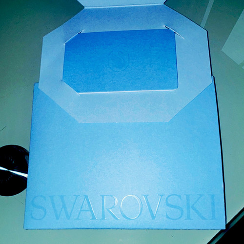 Swarovski geschenkbox blau aus - blau,