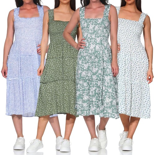 Hailys damen midi - midi, kleid