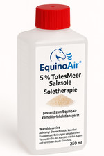 EquinoAir 5 % TotesMeer-Salzsole – 250 ml Inhalationslösung für Pferde