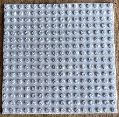 Lego platte 16x16 - platte, weiß