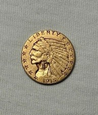 Vereinigte Staaten 5 Dollars Cabeza India 1915