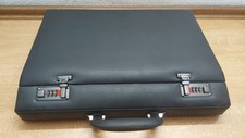Aktenkoffer leder schwarz