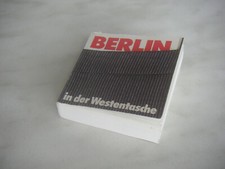 Berlin in der Westentasche Verkehrsamt Berlin 1979 Heft Buch Berliner vintage 