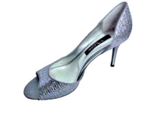 Pumps Peeptoes gr.37 Silber