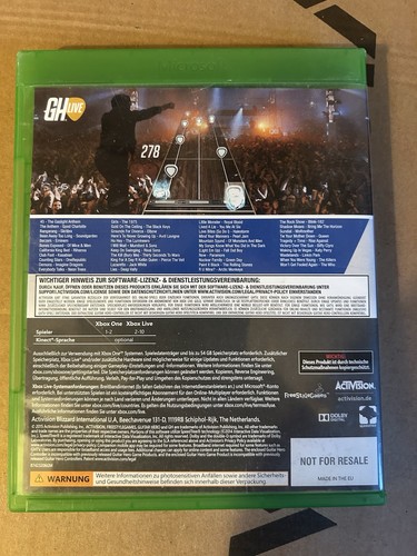 Guitar hero live microsoft - live,