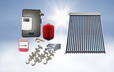 Solaranlage Solarpaket Set Solarthermie Sonnenkollektor Röhrenkollektor 3,84m²