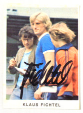 Autogramm - Klaus Fichtel - Schalke 04 = Bergmann 75/76  = Ultra Selten