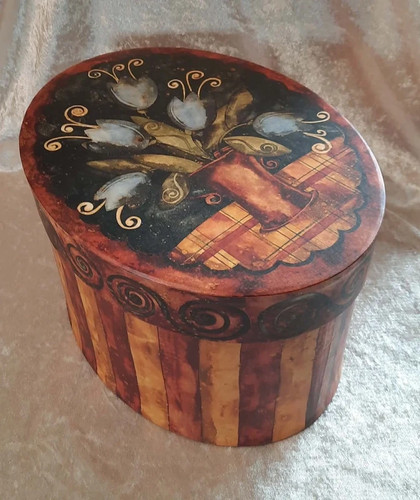 Große vintage deko box - große,