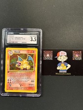 CGC 3.5 Glurak 1. Edition Base Set Pokemon Karte 4/102