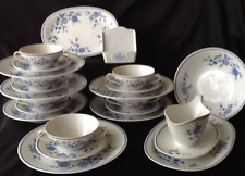 Seltmann Weiden Doris Isolde Bayrisch Blau Tafelservice 2 für 6 Pers mit Suppent