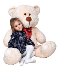 XXL Teddybär Plüsch Kuschel Stoff Plüsch Riesen Teddy Bär Groß 140 cm Premium