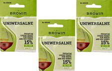 3 x UNIVERSAL Weinhefe Gärhefe flüssig Hefe Reinzuchthefe Gärung Obstwein Hefe